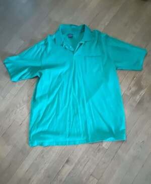 Vintage Country Traditionals by Pendleton Men's Teal Solid Polo Shirt